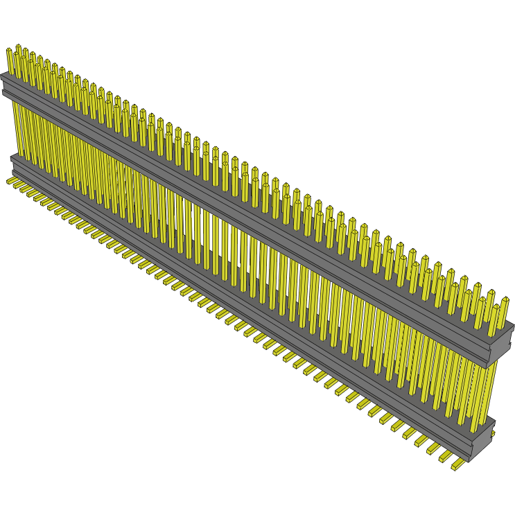 Samtec-FW-50-05-G-D-530-120-A Connector Headers and PCB Receptacles Conn Board Stacker HDR 100 POS 1.27mm Solder ST Top Entry SMD FLEX STACK™ Tube
