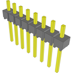 Conn Unshrouded Header HDR 8 POS 2.54mm Solder ST Thru-Hole Bulk