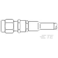 TE Connectivity-1051757-1 RF-Steckverbinder Conn SMA 0Hz to 12.4GHz 50Ohm Solder ST Cable Mount PL Gold Package