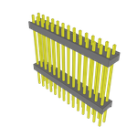 Conn Board Stacker HDR 28 POS 2.54mm Solder ST Top Entry Thru-Hole Bulk