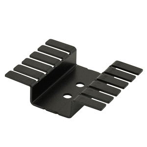 Same Sky (formerly CUI Devices)-HSS-B20-NP-04 Heat Sinks Heat Sink Passive TO-220 Screw Mount Aluminum 1050 11.54°C/W Black Anodized