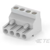 TE Connectivity-1546108-4 Connector Terminal Blocks Conn Eurostyle Block F 4 POS 5.08mm Screw RA Cable Mount 15A/Contact Box