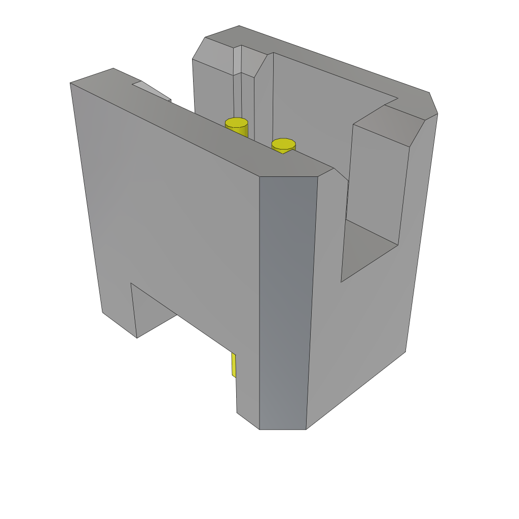 Samtec-TFM-102-01-L-S 连接器插头及 PCB 插座 Conn Shrouded Header (4 Sides) HDR 2 POS 1.27mm Solder ST Top Entry Thru-Hole TIGER EYE™ Tube