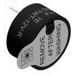 Audio Indicator Piezo 3VDC 16VDC 7mA 12VDC 80dBA 3500Hz to 4500Hz Through Hole Pin