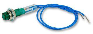 CamdenBoss Ltd-IND515205-125-T/GRN Panel Mount Indicators Neon Lamp Panel Mount Indicator 2-Pin
