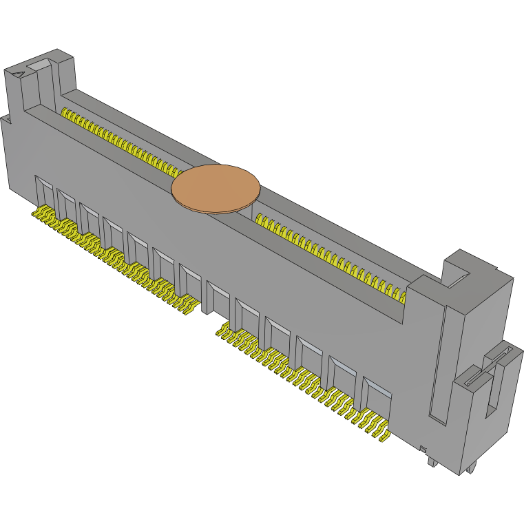Samtec-MEC5-060-01-L-DV-W1-K-TR Estremità scheda connettore Conn Card Edge SKT 120 POS 0.5mm Solder ST SMD T/R