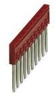 PHOENIX CONTACT-3033710 Steckverbinderzubehör Connector Accessories Plug In Bridge Straight Polyamide/Copper Red
