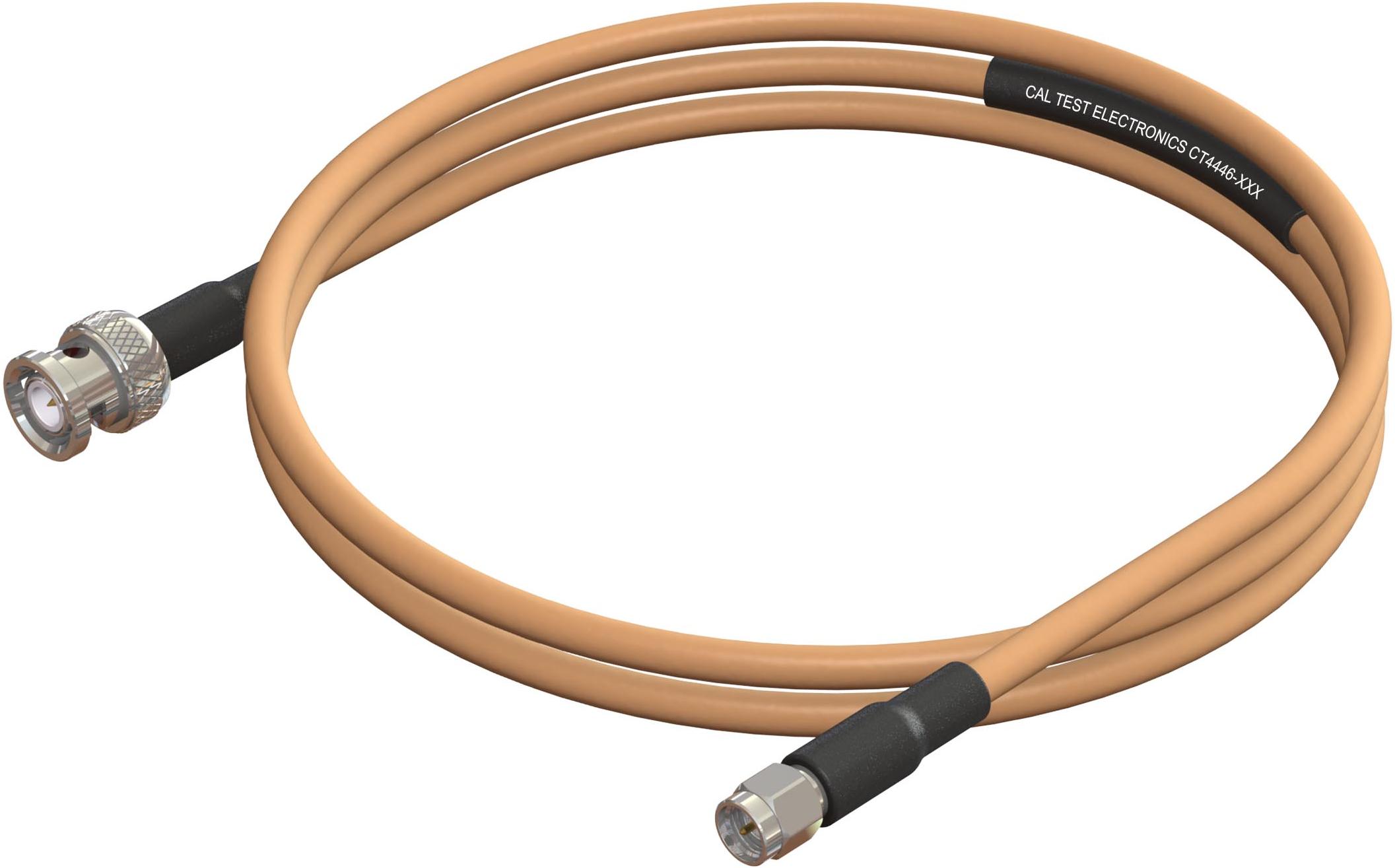 Cal Test Electronics-CT4446-100 Assemblage de câble coaxial Cable Assembly Coaxial 1m SMA to BNC M-M