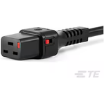 IEC Cable Assembly With Locking System For IEC C20 Inlet, Stripped Ends