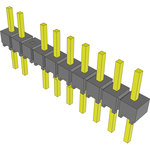 Conn Unshrouded Header HDR 10 POS 2.54mm Solder ST Top Entry Thru-Hole Bulk