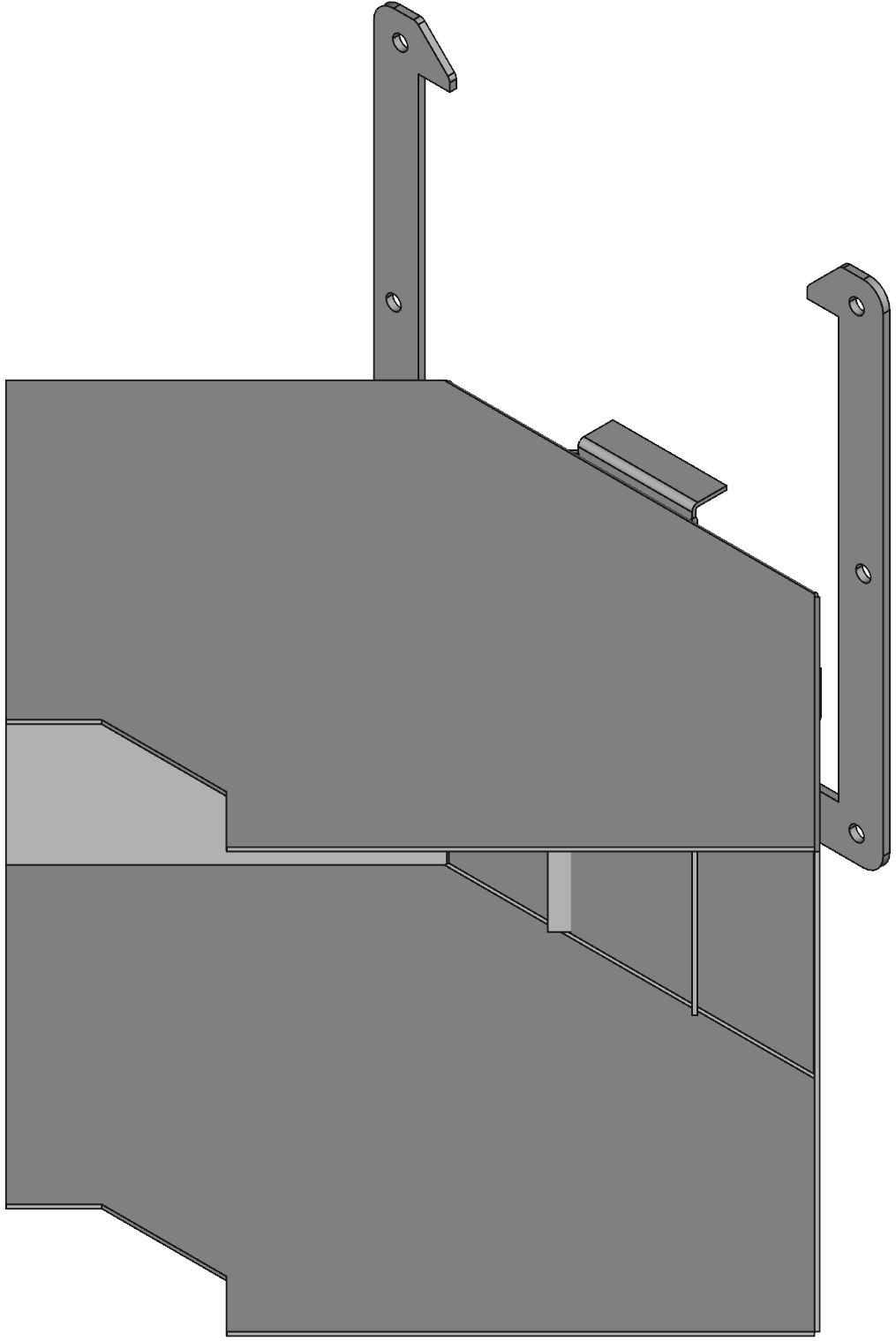 Hammond Manufacturing-1485E9P Verdrahtungskanäle Wireway Solid Wall Square Screw Steel Gray