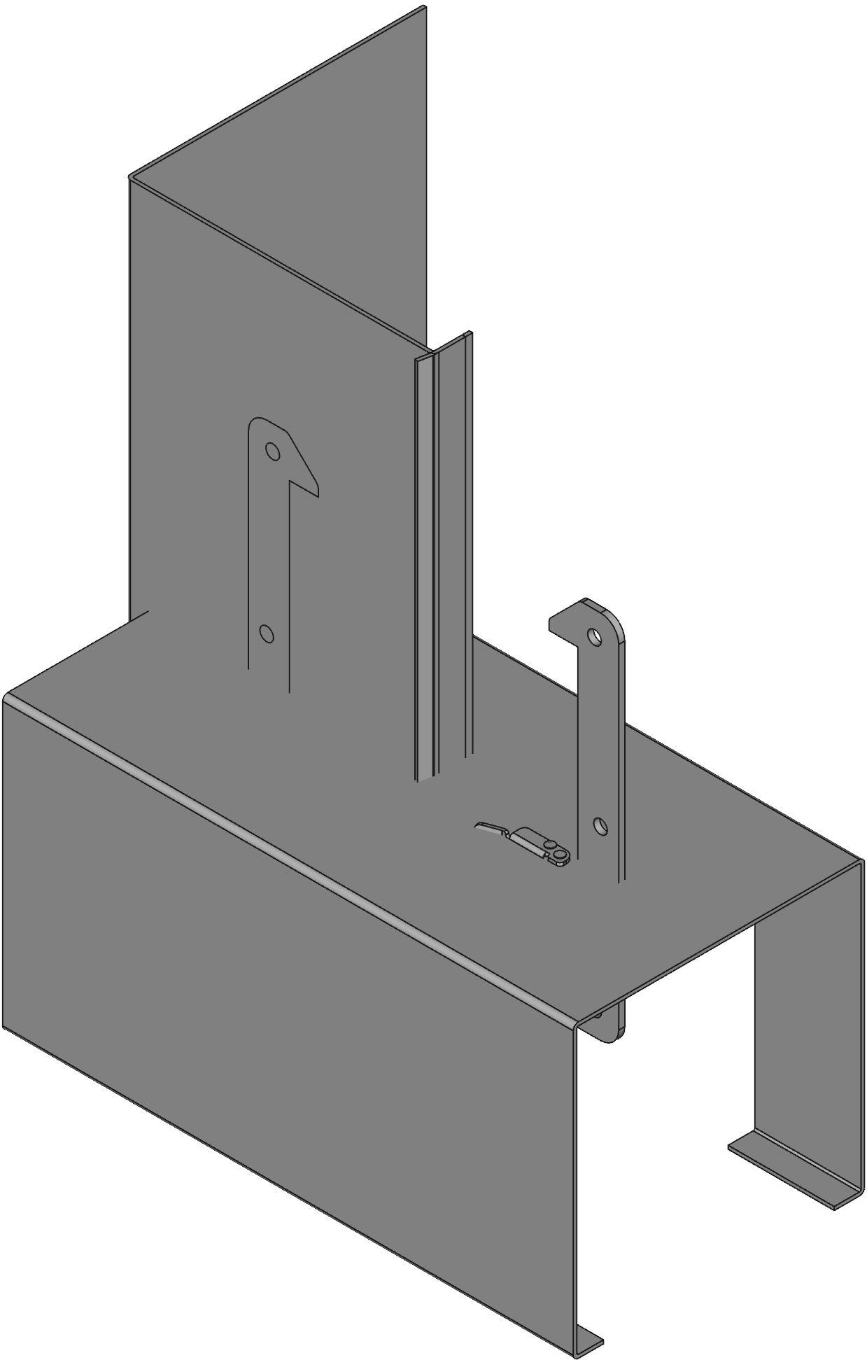 Hammond Manufacturing-1485DZC12 Wiring Ducts Wireway Solid Wall Square Screw Steel Gray