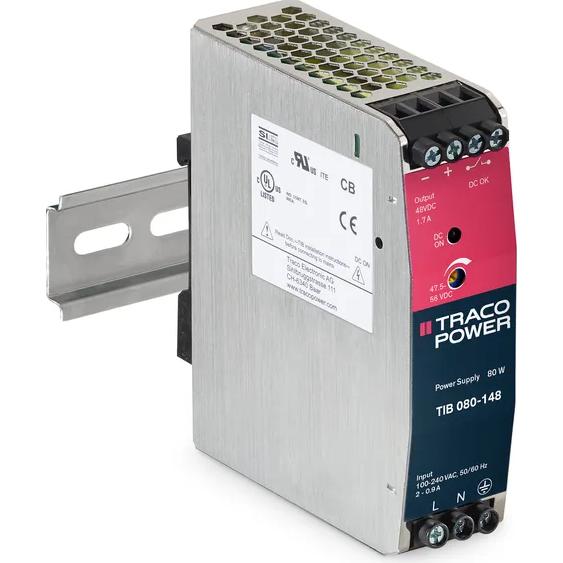 TRACO Electronic AG-TIB 080-112 Suministro de energía de AC a CC AC/DC Power Supply Single-OUT 12V 6.7A 80W 7-Pin