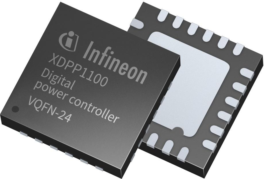 Infineon Technologies AG-XDPP1100Q024XUMA1 Stromversorgungsregler und -monitore Controller 2.97V to 3.63V 24-Pin VQFN EP T/R