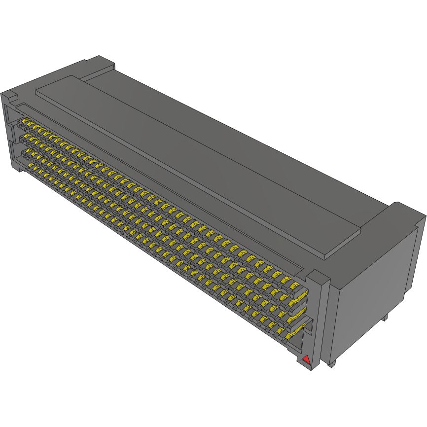 Samtec-SEAF-40-01-L-08-1-RA-TR Steckverbinderleisten und Leiterplattenbuchsen .050 Inch High-Speed High-Density Open-Pin-Field Array Socket