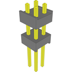 Conn Board Stacker HDR 4 POS 2.54mm Solder ST Top Entry Thru-Hole Bulk