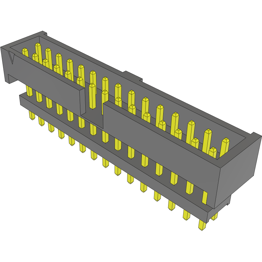 Samtec-ZLTMM-115-65-S-D-328 Connector Headers and PCB Receptacles Conn Elevated Shrouded Header HDR 30 POS 2mm Solder ST Thru-Hole Bulk