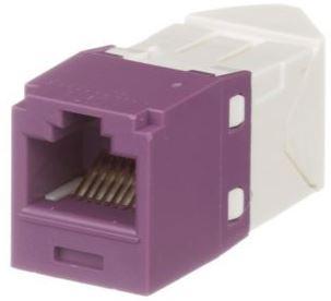 Panduit-CJLR688TGVL Telecomunicaciones y teléfono del conector Conn RJ-45 F 8 POS IDT Cable Mount 8 Terminal 1 Port Mini-Com® Cat 6 Individual
