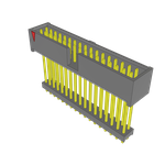 Conn Elevated Shrouded Header HDR 34 POS 2.54mm Solder ST Top Entry Thru-Hole Bulk