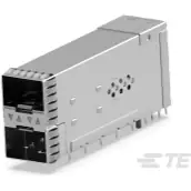 TE Connectivity-2349202-6 Connettore telefono e telecomunicazione Conn SFP56 F 40 POS 0.8mm Press Fit RA Thru-Hole 40 Terminal 2 Port