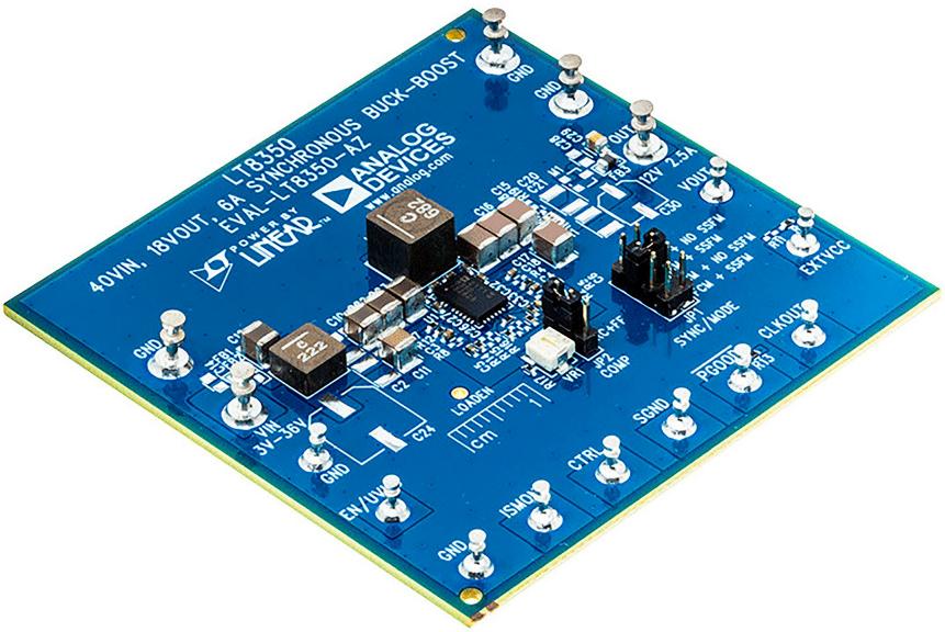 Analog Devices-EVAL-LT8350-AZ Energiemanagement, Entwicklungsplatinen und -kits LT8350 DC to DC Controller 12V Output Evaluation Board