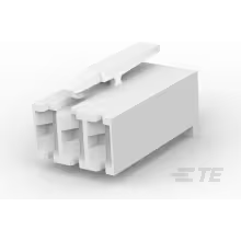 TE Connectivity-5-928247-3 Custodia filo connettore dedicato Conn Housing RCP 3 POS 5mm Crimp ST Cable Mount Natural Bag
