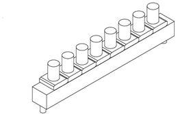 Lumex-LPA-C081301S-4 Tubi luminosi a LED LED Light Pipe Round Vertical Clear Rigid