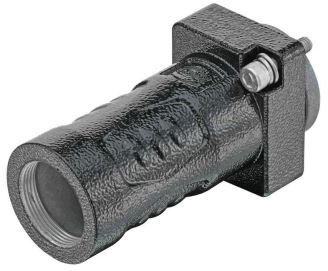 HARTING-19400110412 Schrumpfbalgenadapter Hood 180° SP1 Shell Size Powder Aluminum Die Cast