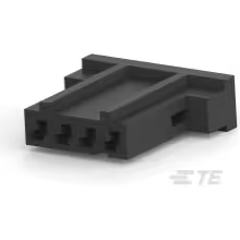 TE Connectivity-1-88859-0 Carcaza de cables discretos de conector Conn Housing RCP 4 POS 2.54mm Crimp ST Cable Mount Black Package