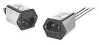 TE Connectivity-3EGG8-2 Module d&rsquo;admission d&rsquo;alimentation Power Entry Module EMI/RFI Filtered M 3 POS 250VACVAC 3A Fuse ST 1 Port