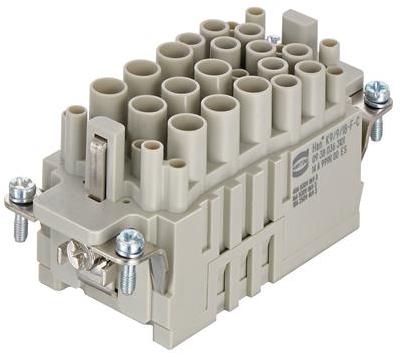 HARTING-09380363101 Steckverbinder, rechteckig Conn Rectangular F 18Power/18Signal POS Crimp ST Panel Mount