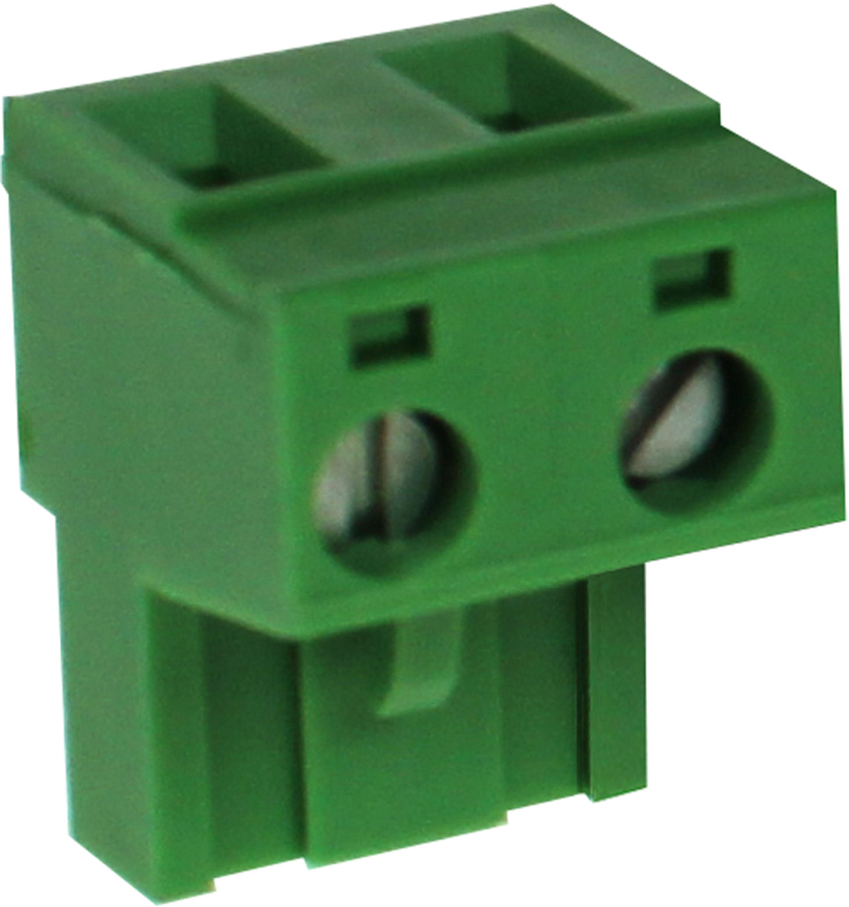 CamdenBoss Ltd-CTB9400/2 Steckverbinder, Klemmenblöcke Conn Terminal Block F 2 POS 7.5mm Screw RA Cable Mount 12A