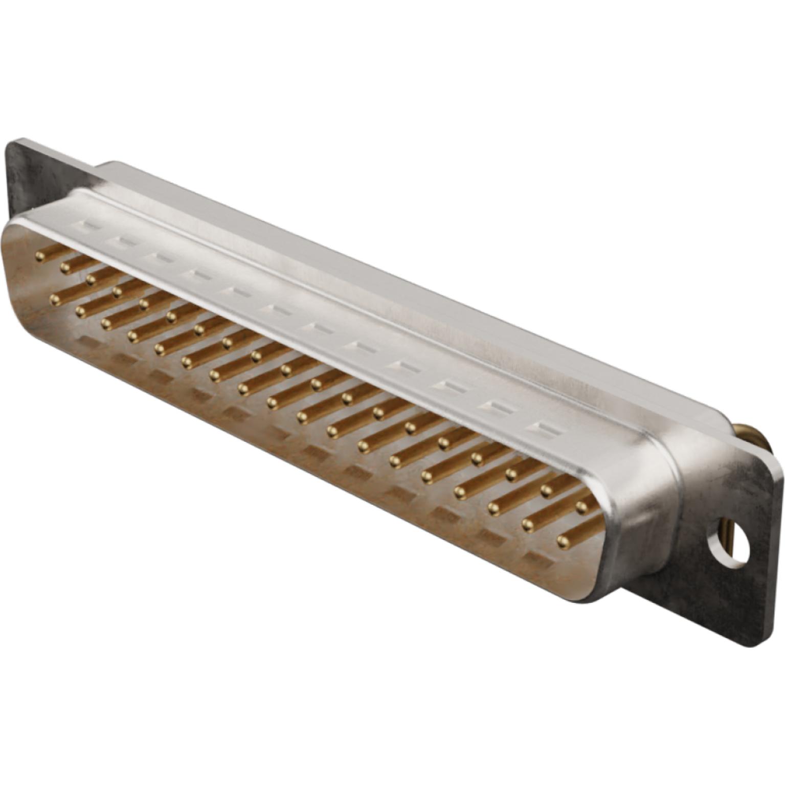 Molex-1731090247 Connector D-Subminiature Conn D-Sub M 37 POS 1.4mm Solder RA Thru-Hole 37 Terminal 1 Port FCT Products Carton