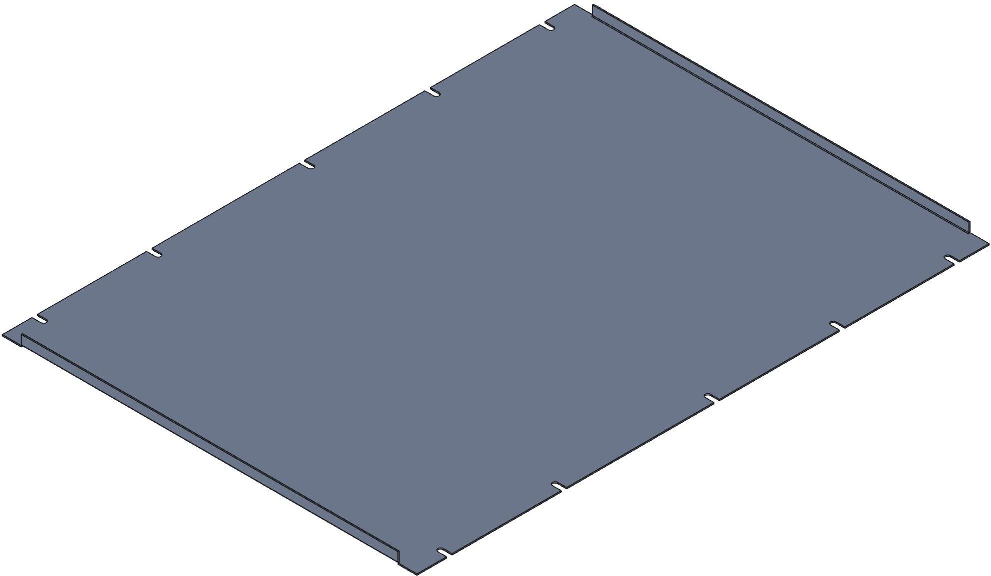 Hammond Manufacturing-PBFS19026GY2 null Gray Formed Steel Rack Panels Pbfs Series