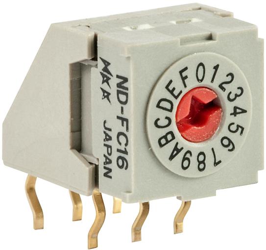 NKK Switches-NDFC16H Switch DIP Switch DIP N.O./N.C. SP16T 16 Screwdriver 0.1A 5VDC PC Pins 1250Cycles 2.54mm Thru-Hole Tray