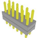 Conn Board Stacker HDR 12 POS 2mm Solder ST Top Entry Thru-Hole Bulk