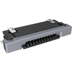 0.50mm Flex Connector, SFV-R Series, 12 Position, Bottom Side Contact, Side Entry Surface Mount ZIF Connector, Halogen Free, Lead Free with Cable-Lock, Gold Flash