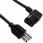 Assmann WSW components, Inc-AK500/U-1 Cable Assembly AC Power Cable Assembly 2m NEMA 5-15P to IEC 60320/C13 3 to 3 POS F-M 18AWG