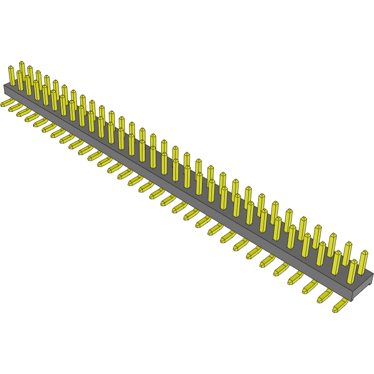 Samtec-TMM-131-01-G-D-SM Connector Headers and PCB Receptacles Conn Unshrouded Header HDR 62 POS 2mm Solder ST Top Entry SMD Tube