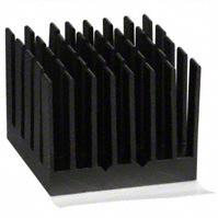 Advanced Thermal Solutions-ATS-55250R-C1-R0 Disipador de calor Heat Sink Passive BGA Cross-Cut Adhesive Aluminum 6.19°C/W Black Anodized