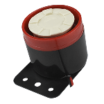 Audio Siren Siren 6VDC 15VDC 130mA 12VDC 105dB 1500Hz to 3500Hz Panel Mount Wire Lead Box