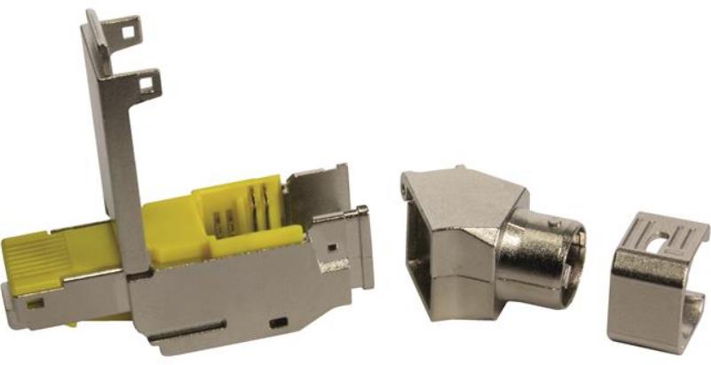 HARTING Technology Group-20821010022 Connector Telephone and Telecom Conn RJ-45 PL 8 POS IDT Cable Mount 8 Terminal 1 Port Cat 6a