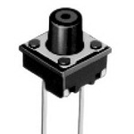 ALPS ALPINE CO., LTD-SKQKABD010 Tastschalter Switch Tactile N.O. SPST Round Plunger PC Pins 0.05A 12VDC 1.57N Thru-Hole T/R