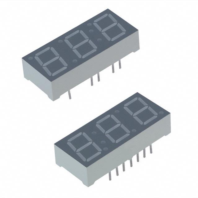 Lite-On Technology-LTC-4724G Pantallas LED segmentadas Displays Panel 3DIGIT 27LED Green CC 12-Pin DIP Module