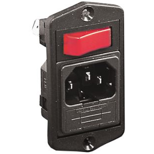 Bulgin Components PLC-BVA15/Z0000/08 Spannungsversorgungseingangsmodule IEC Connector Power Entry Module