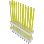 Conn Board Stacker HDR 20 POS 2.54mm Solder ST Top Entry Thru-Hole Bulk