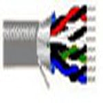 Belden-9505 0601000 Kabel, Mehrleiter Computer Cable Tape Semi Rigid Polyvinyl Chloride 10Conductors 24AWG 7.34mm 300VAC Chrome 304.8m Reel