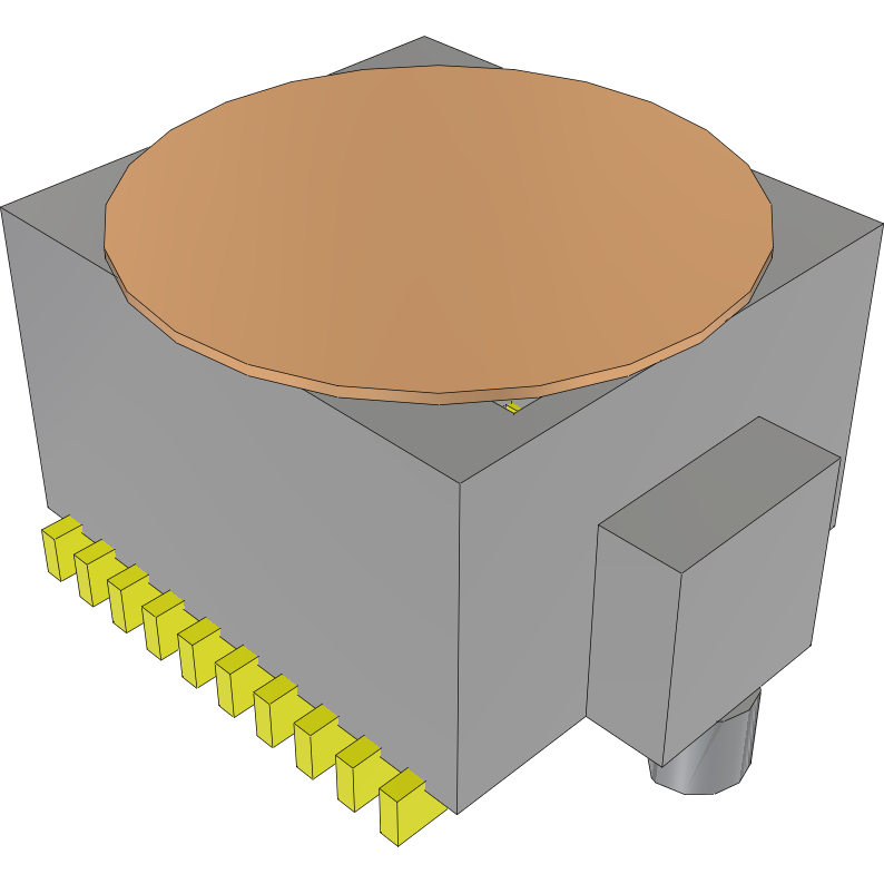 Samtec-SOLC-105-02-L-Q-A-K-TR Steckverbinderleisten und Leiterplattenbuchsen Conn Socket Strip SKT 20 POS 0.635mm Solder ST SMD T/R