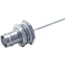 HUBER+SUHNER-24_BNC-50-3-33/133_NE RF-Steckverbinder Conn BNC 0Hz to 4GHz 50Ohm Solder ST Cable Mount Gold Over Nickel Single