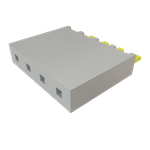 Conn Socket Strip SKT 4 POS 2.54mm Solder RA Side Entry SMD T/R